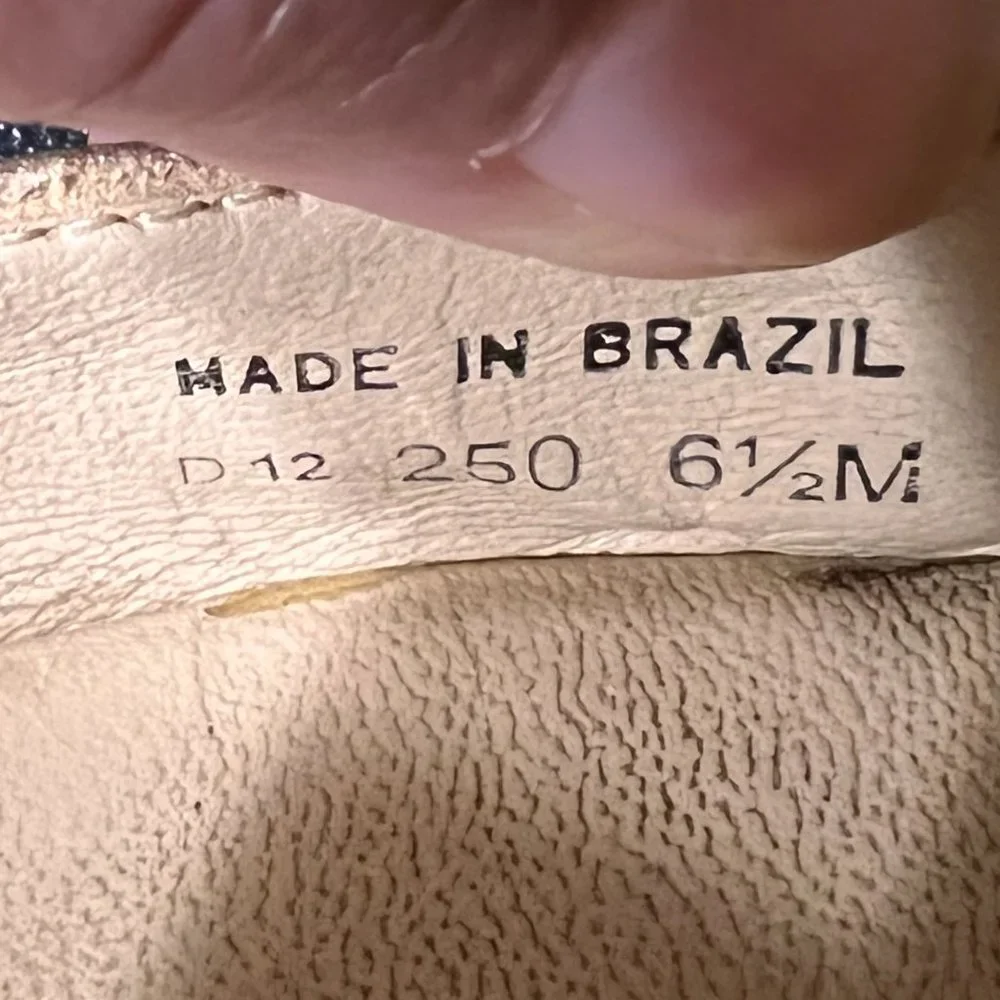 Kate Spade 6.5 glitter gold ballet flats